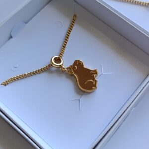 Colar Capivara Dourado