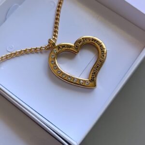 Colar Coração Dourado